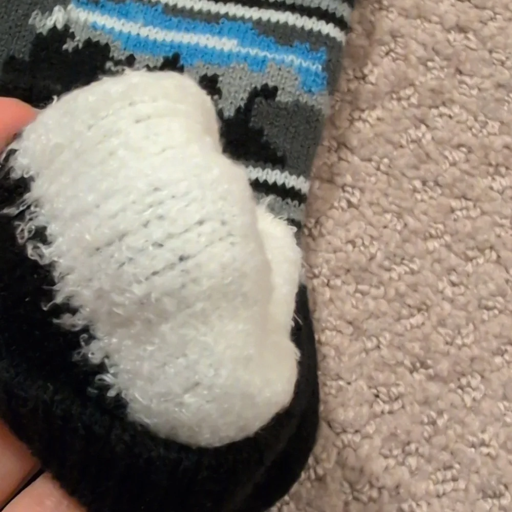 Cozy Cabin Men's Bear Print Slippers Size 8-12.5 NWT